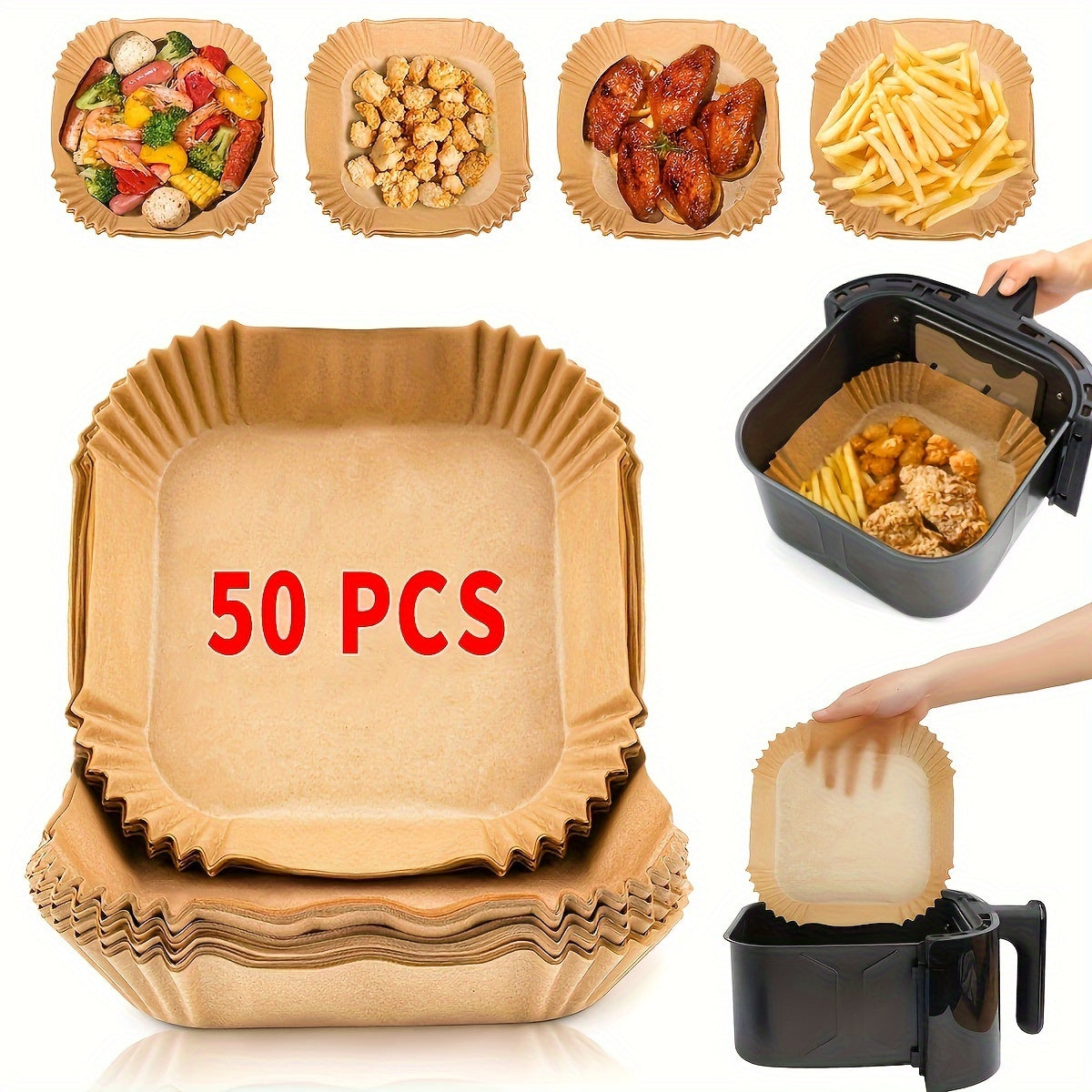 CUISINE PERFECT - Heissluftfritteusen-Einlagen