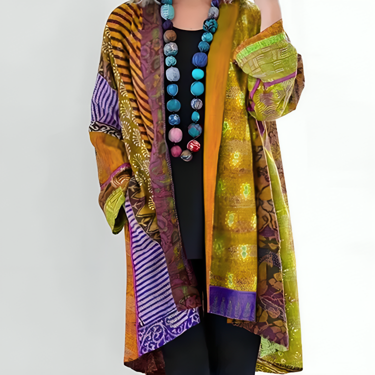 Theresa | Bunte Strickjacke