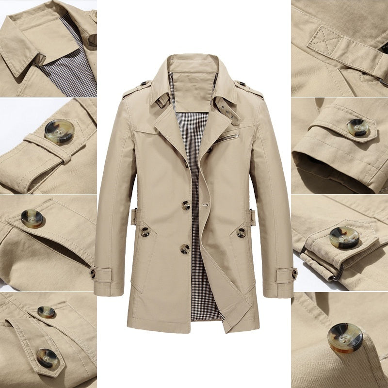 Juris | Business-Windbreaker Langjacke