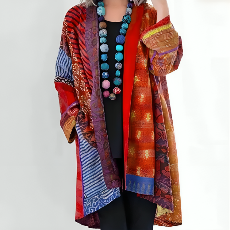 Theresa | Bunte Strickjacke