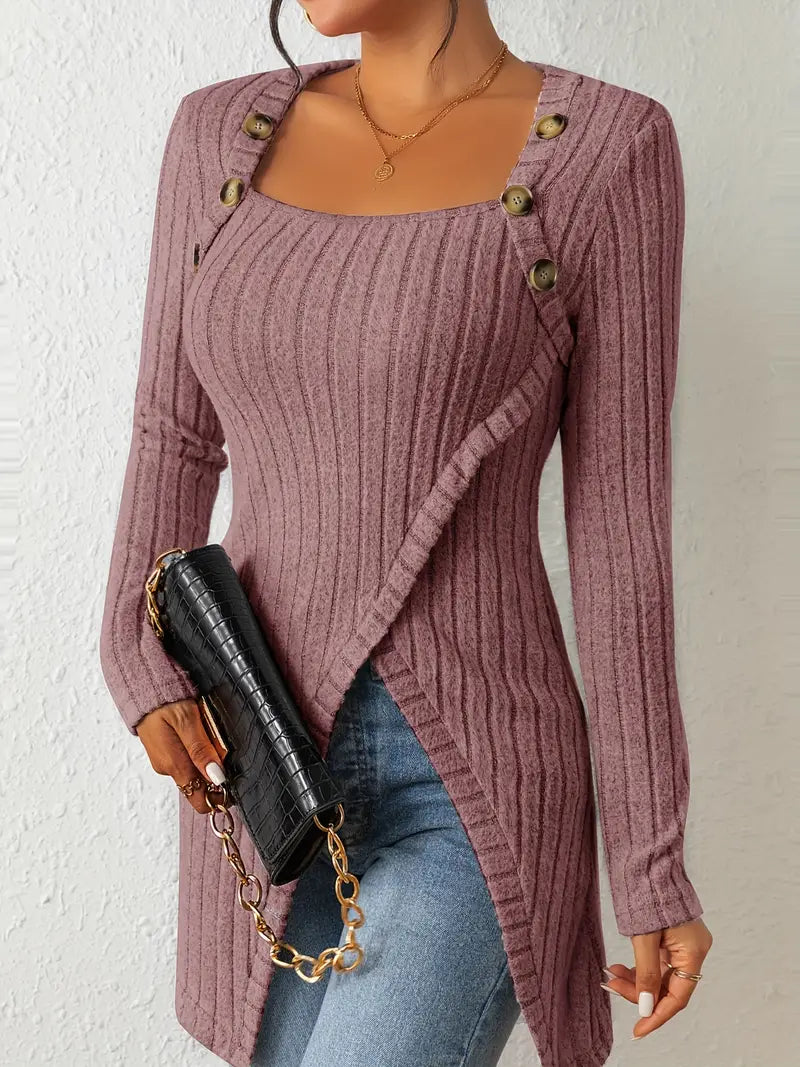 WANDA I ASYMMETRISCHES STRICKTOP