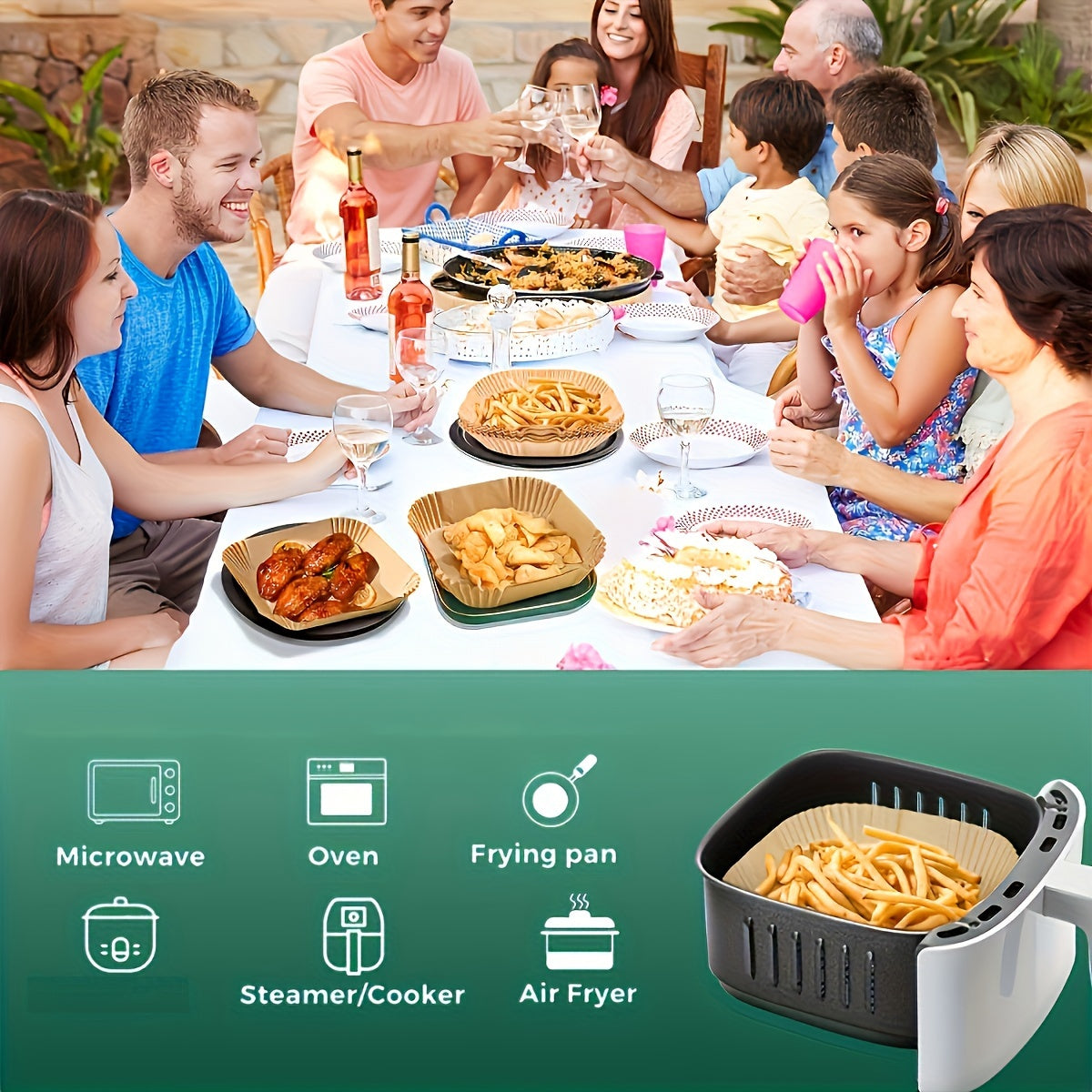 CUISINE PERFECT - Heissluftfritteusen-Einlagen