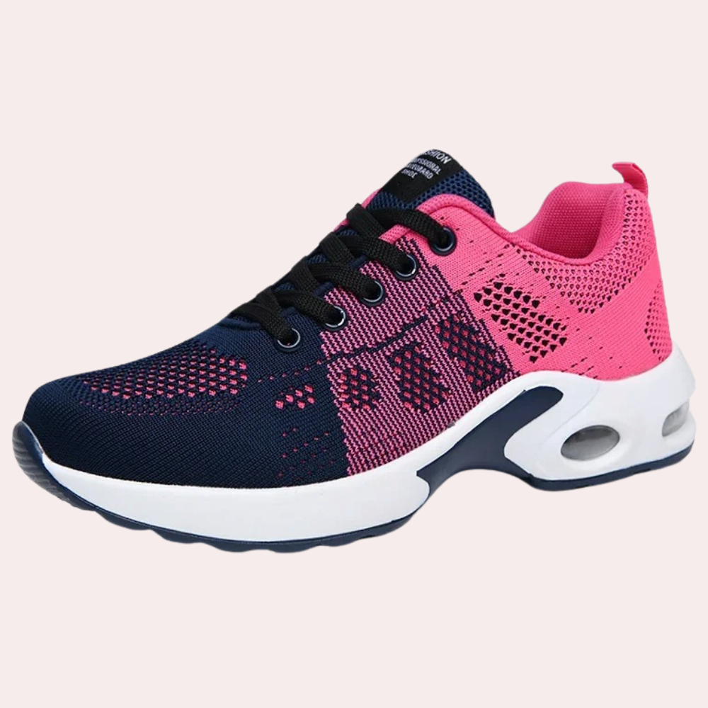 Damen Sneaker – Atmungsaktiv – Gepolsterte Sohle – Rutschfeste Laufsohle – Sport & Freizeit