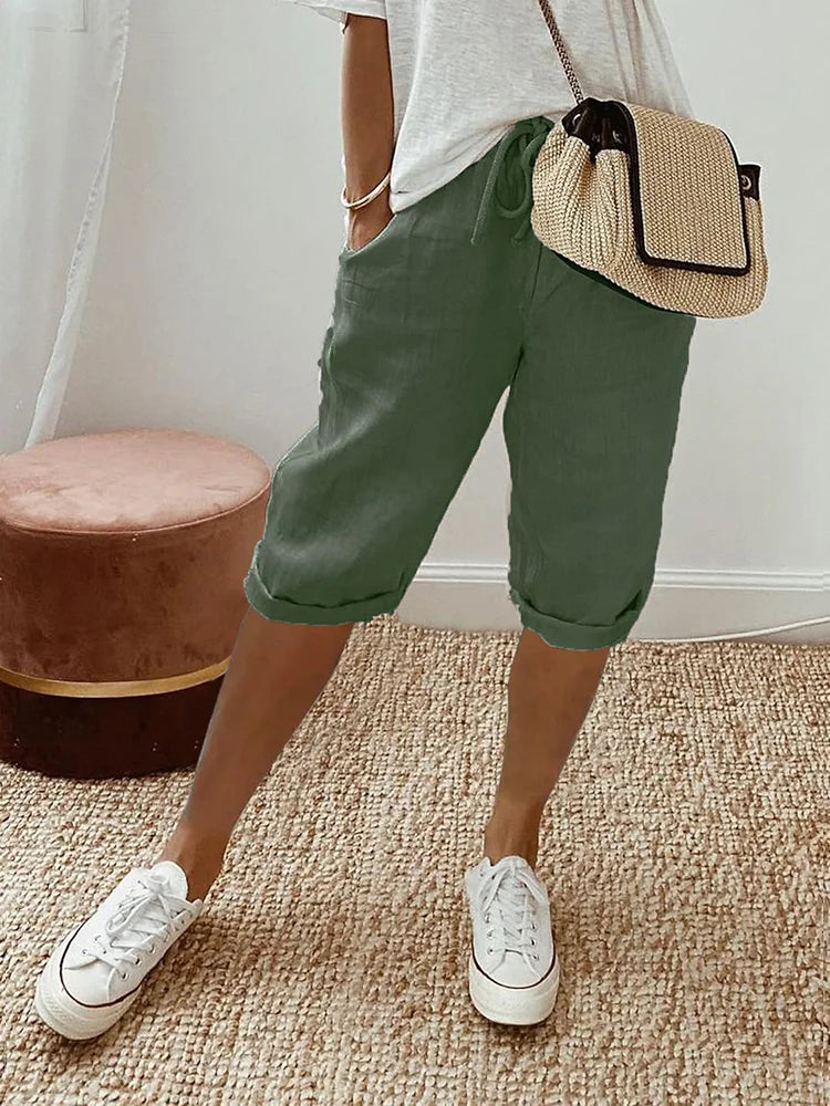 Martha™ | Bequeme Shorts mit Umschlagsaum