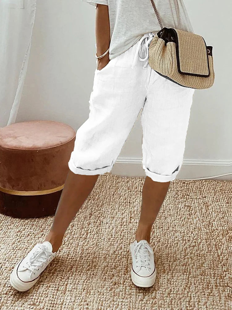 Martha™ | Bequeme Shorts mit Umschlagsaum