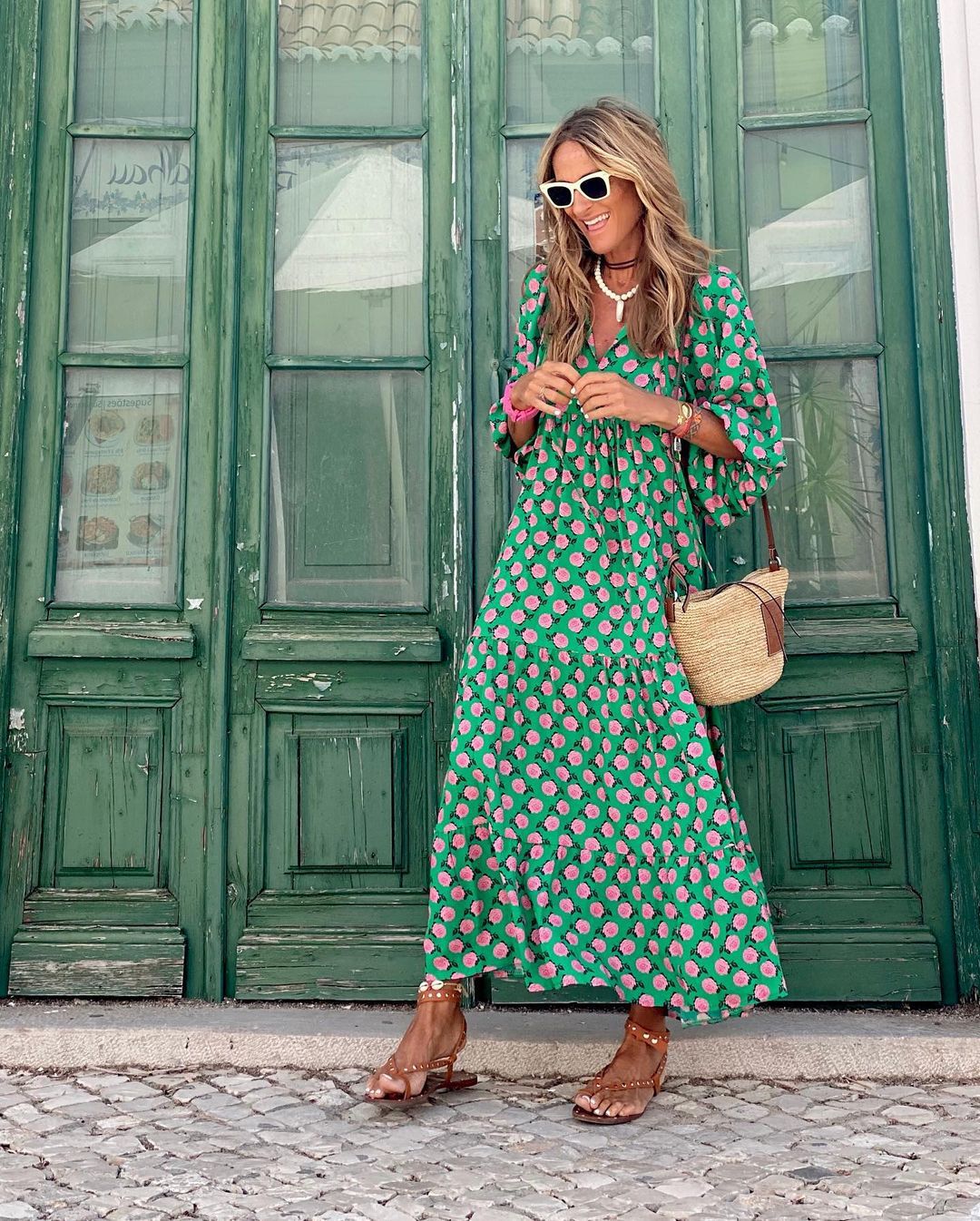 Corinna™ | Langes Kleid im Bohemian-Stil
