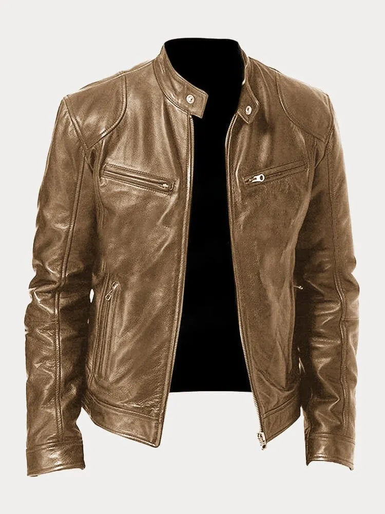 Victor™ | Casual Lederjacke