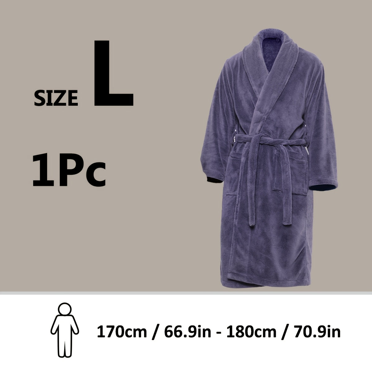 MAISON PLUSH - Premium Fleece-Bademantel