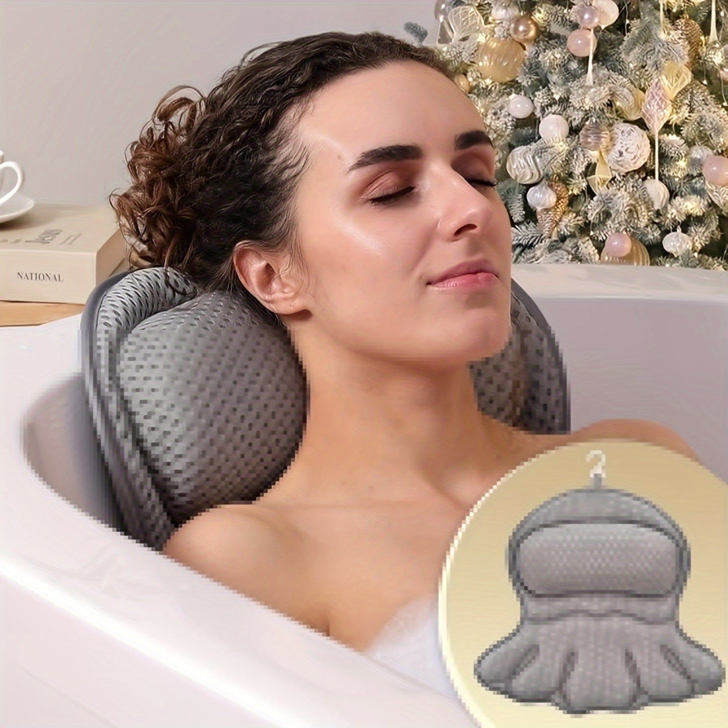 BATH ELEGANCE - Premium Spa-Badekissen