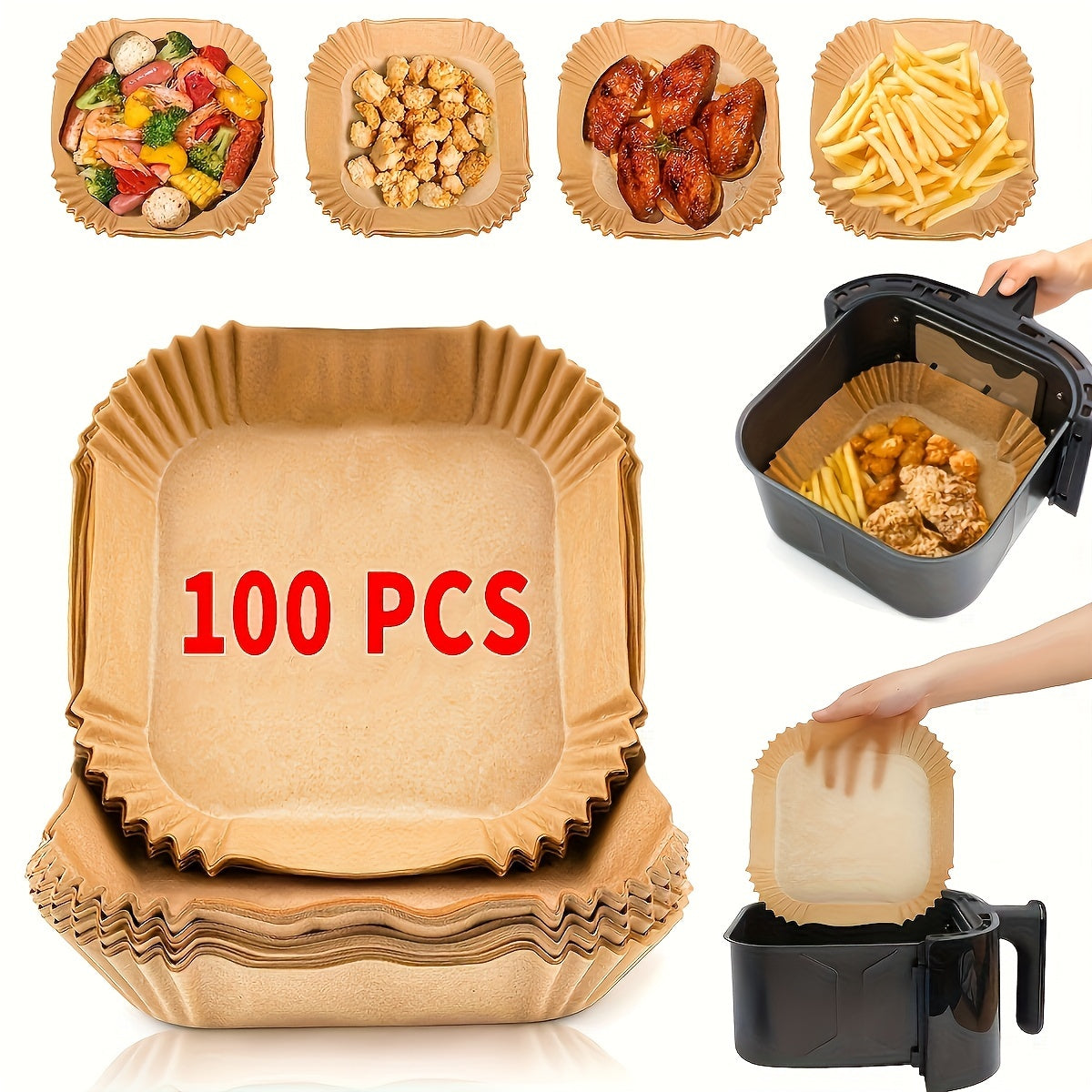 CUISINE PERFECT - Heissluftfritteusen-Einlagen