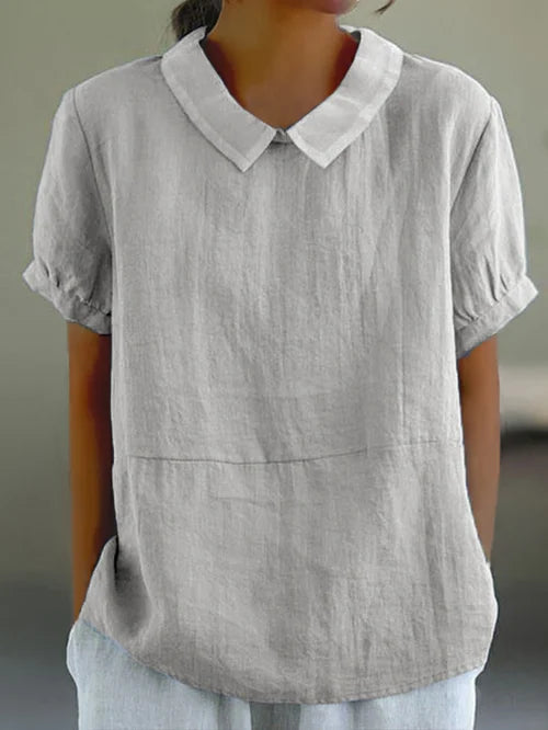Penelope™ | Bluse mit Kragen und lockerer Passform