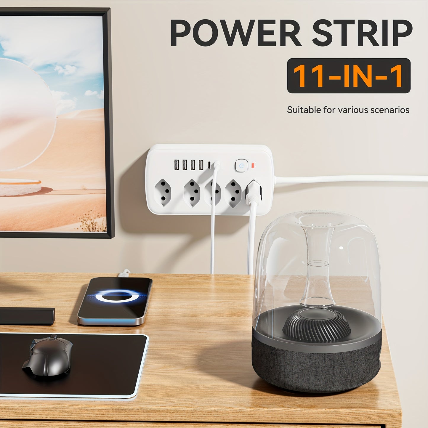 11-1 POWER - Premium Multifunktions-Steckdosenleiste