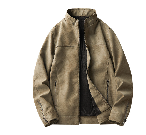 Frank™ | Premium Lederjacke mit Reißverschluss