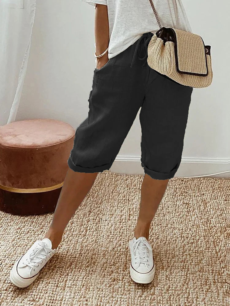 Martha™ | Bequeme Shorts mit Umschlagsaum