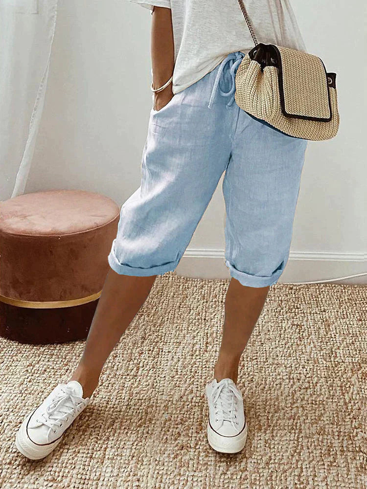 Martha™ | Bequeme Shorts mit Umschlagsaum