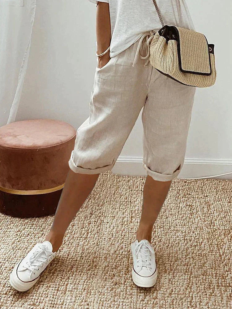 Martha™ | Bequeme Shorts mit Umschlagsaum