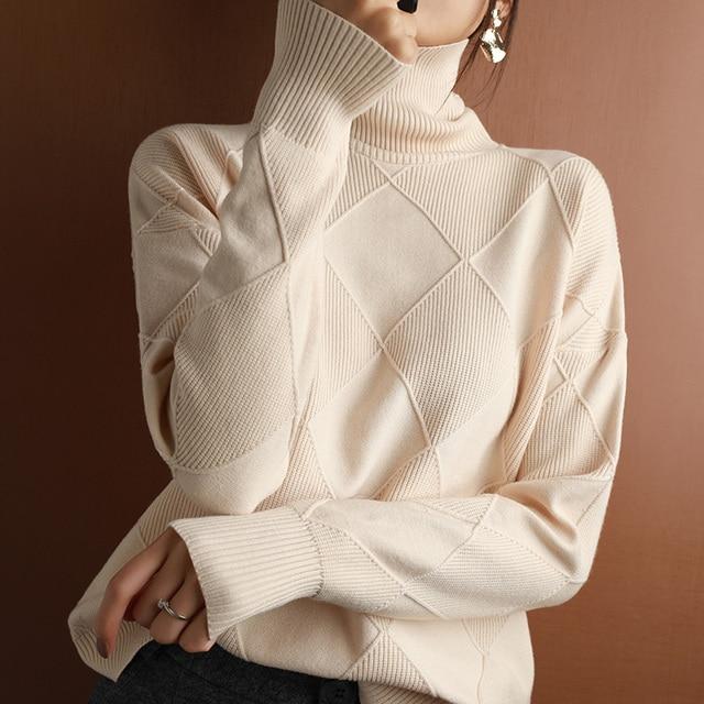 Kaschmir - Cozy Rollkragenpullover