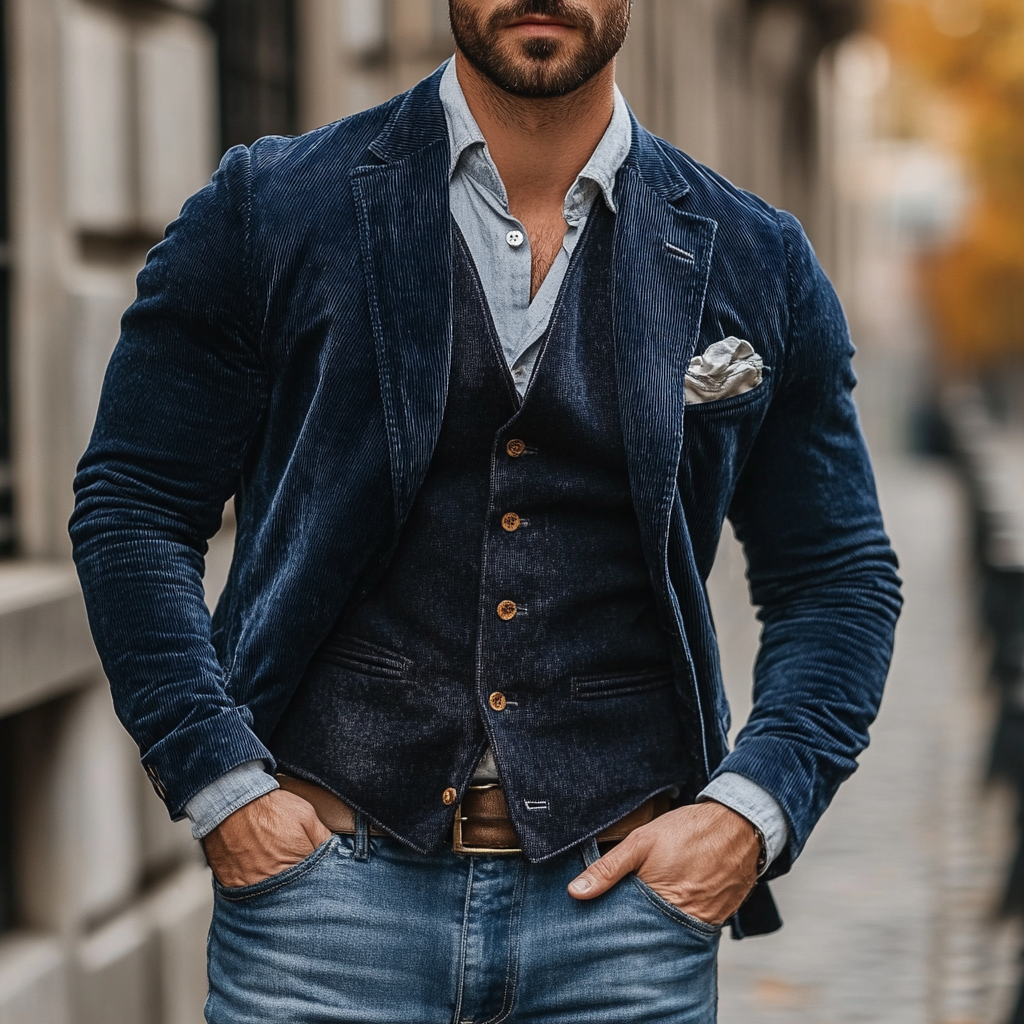 ALBRECHT I VINTAGE JACKE UND WESTE