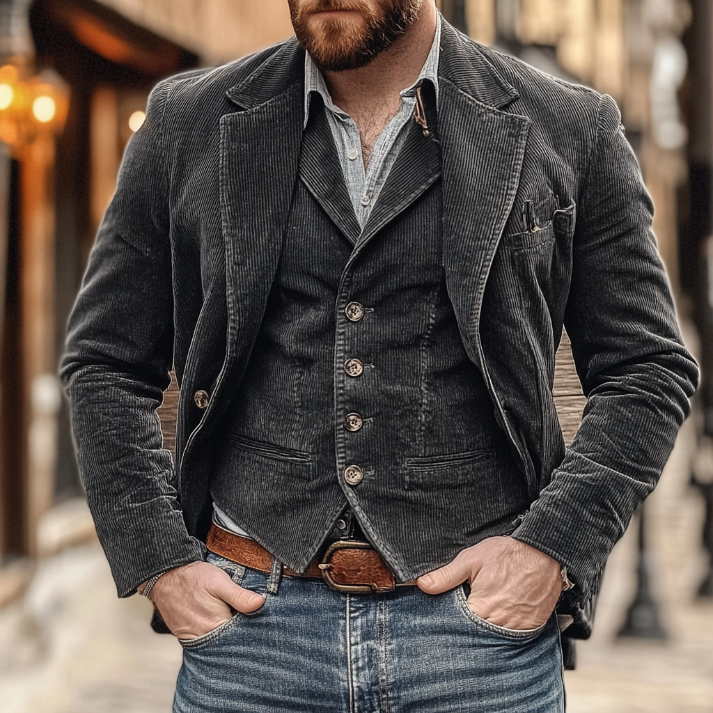 ALBRECHT I VINTAGE JACKE UND WESTE