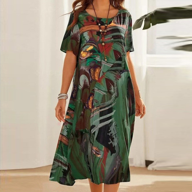 Christina™ | Bequemes Blumenkleid