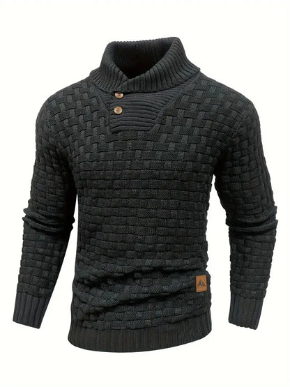 Jarren | Strickpullover im Slim Fit mit Kragen