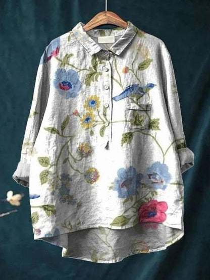 Petra - Bluse mit Blumendruck