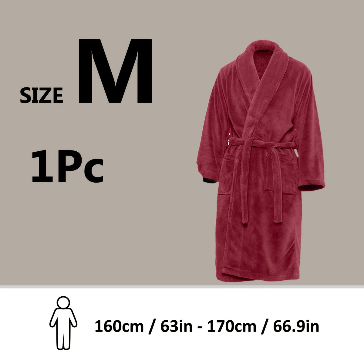 MAISON PLUSH - Premium Fleece-Bademantel