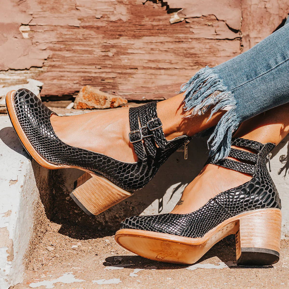 Stella™ | Vintage-Schnallenschuhe