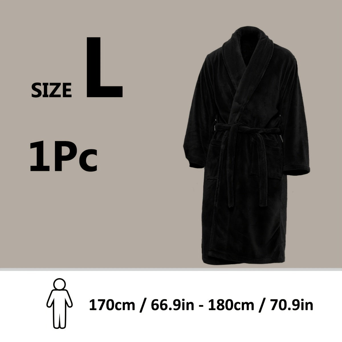 MAISON PLUSH - Premium Fleece-Bademantel