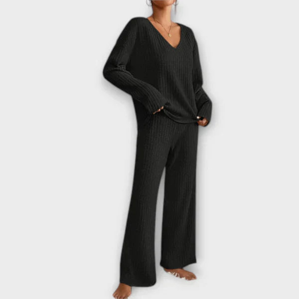 Ava™ - Geripptes Loungset