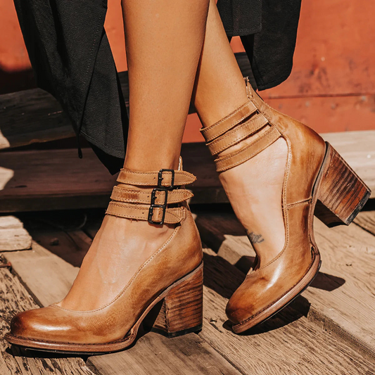 Stella™ | Vintage-Schnallenschuhe