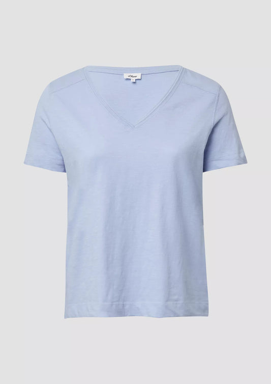 T-Shirt mit edlem Finish