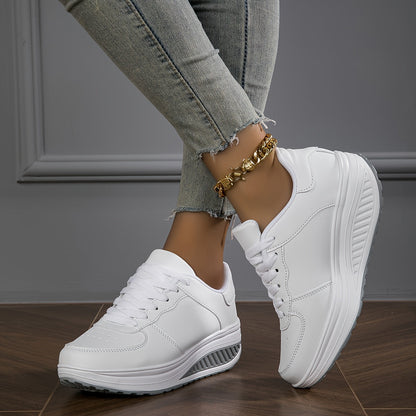 Bequeme, lässige outdoor-schnürschuhe für damen