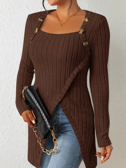 WANDA I ASYMMETRISCHES STRICKTOP