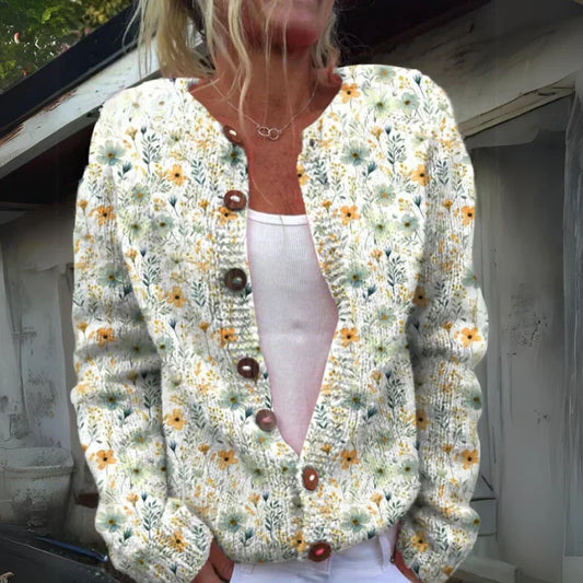 Paula™ | Stylische Weste mit Blumendruck