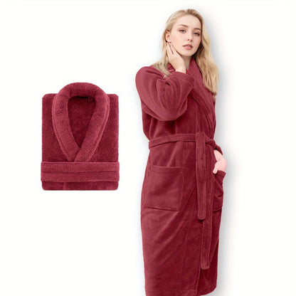 MAISON PLUSH - Premium Fleece-Bademantel