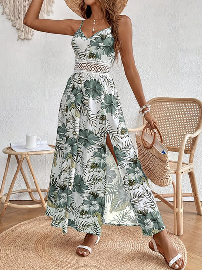 FLEUR ÉLÉGANCE - Premium Sommerkleid mit Blumendruck
