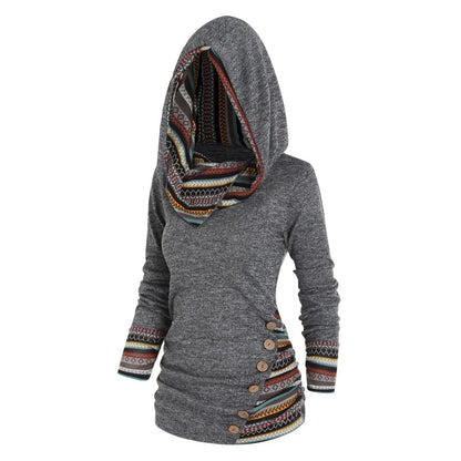 Adelheid™ | Lässiger Tribal-Hoodie