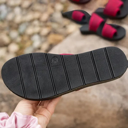 Hanna™ | Gleitsandalen aus perforiertem Mesh