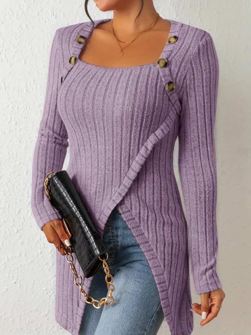 WANDA I ASYMMETRISCHES STRICKTOP