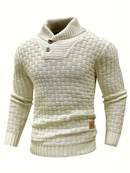 Jarren | Strickpullover im Slim Fit mit Kragen