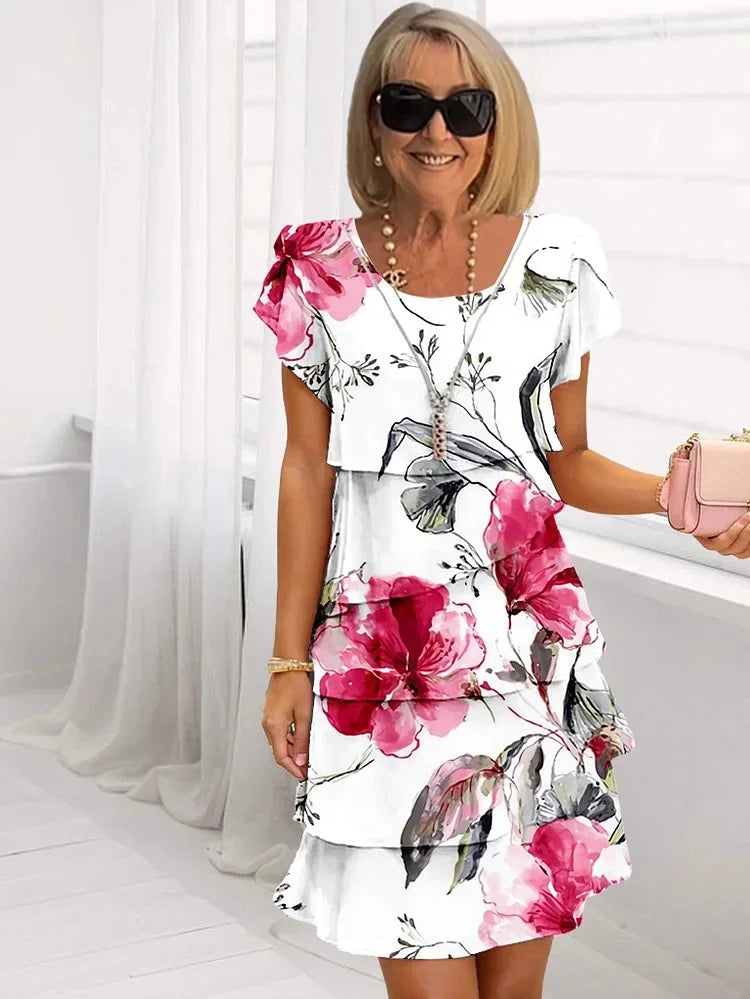 Carlotta™ | Elegantes Blumen-Maxikleid