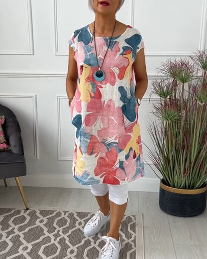 KLARISSA I LANGE BLUMENBLUSE