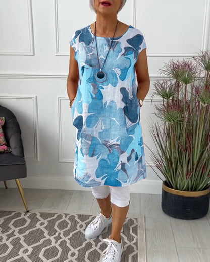 KLARISSA I LANGE BLUMENBLUSE