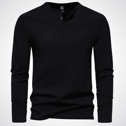 Joshua | Rundhals-Langarmshirt
