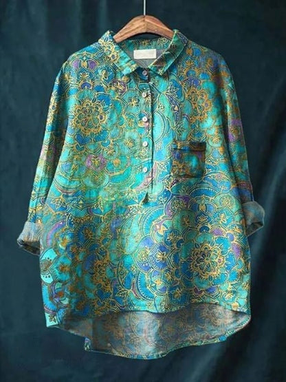 Petra - Bluse mit Blumendruck