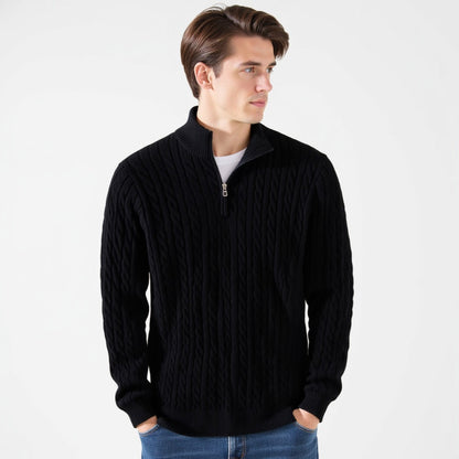 Larry | Strickpullover mit Reißverschluss