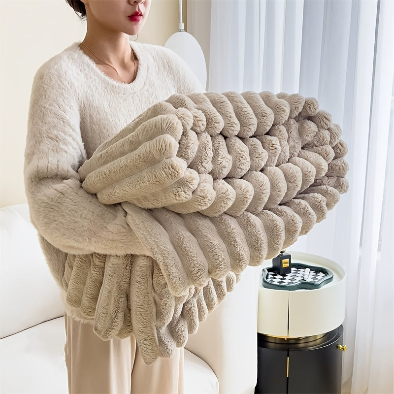 LUX ELEGANCE - Premium Fleece-Decke
