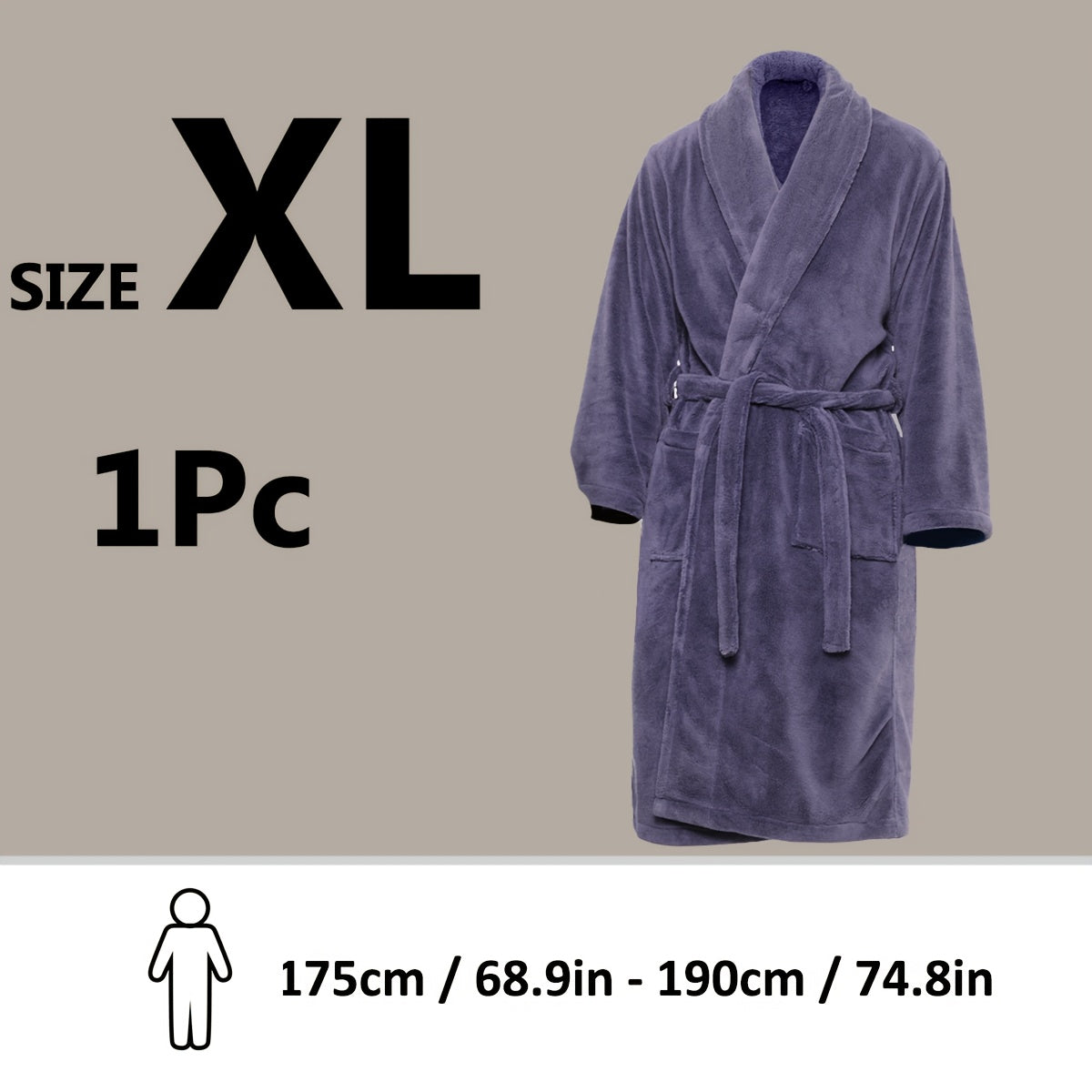 MAISON PLUSH - Premium Fleece-Bademantel