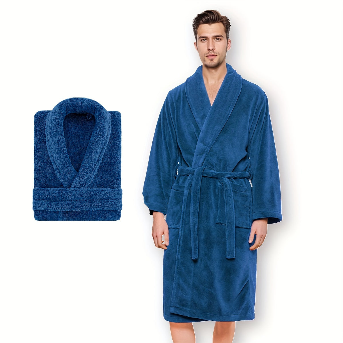 MAISON PLUSH - Premium Fleece-Bademantel